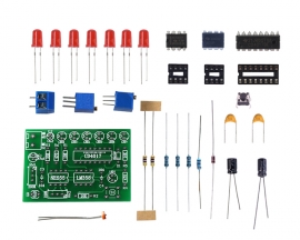 DIY Kit Light Control Water Flowing Lamp LED Night Cycle Analog Circuit Electronic Soldering Kits